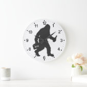 Bigfoot biersilhouet grote klok (Huis)