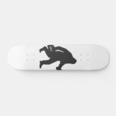Bigfoot biersilhouet persoonlijk skateboard (Horizontaal)