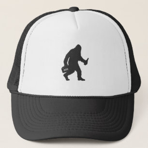 Bigfoot biersilhouet trucker pet