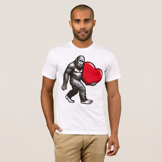 Bigfoot Big Heart T-shirt (Voorkant volledig)