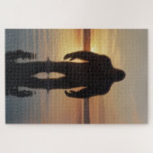 Bigfoot bij Sunset Lake Legpuzzel (Horizontaal)