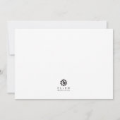 Bigfoot Birthday Funny Gag Flat Wenskaart Kaart (Achterkant)