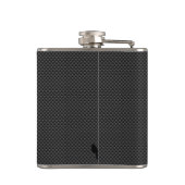 Bigfoot Black Silhouette Carbon Fiber Style Heupfles (Achterkant)