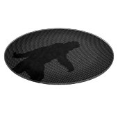 Bigfoot Black Silhouette Carbon Fiber Style Snijplank (Hoek)