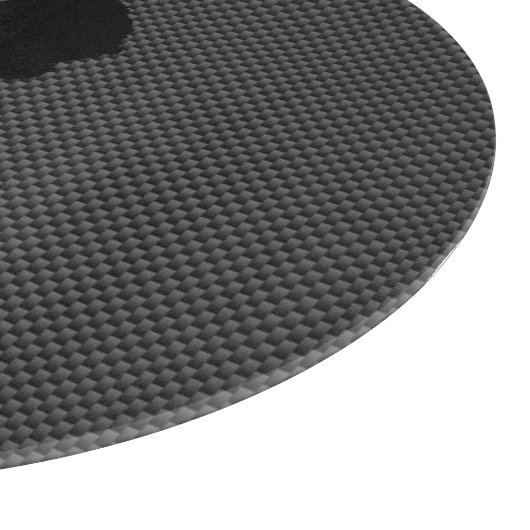 Bigfoot Black Silhouette Carbon Fiber Style Snijplank (Hoek)