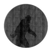 Bigfoot Black Silhouette Carbon Fiber Style Snijplank (Voorkant)