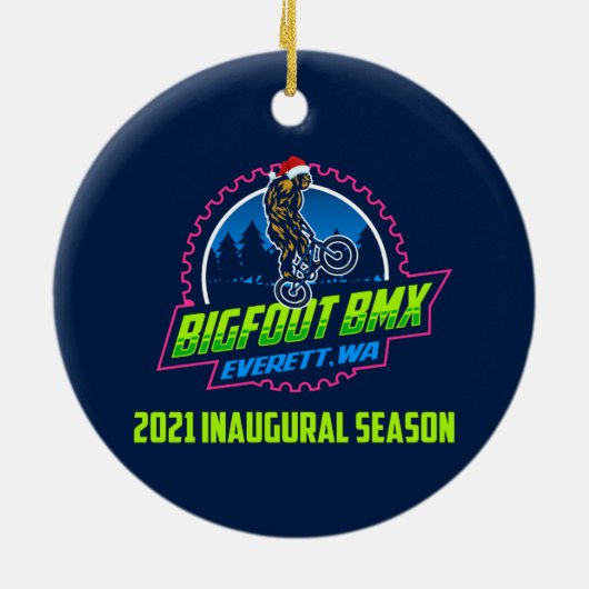 Bigfoot BMX 2021 Tree Ornament (Achterkant)