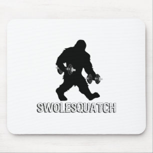 Bigfoot Bodybuilding Hanteer Gewichten Sasquatch L Muismat
