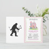 Bigfoot Boogschutter silhouet Kaart (Staand voorkant)