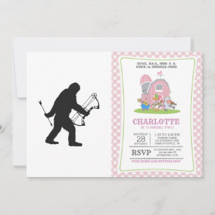 Bigfoot Boogschutter silhouet Kaart