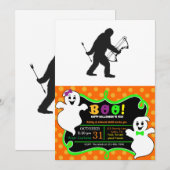 Bigfoot Boogschutter silhouet Kaart (Voorkant / Achterkant)