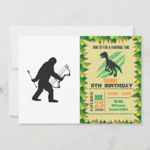 Bigfoot Boogschutter silhouet Kaart