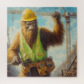Bigfoot bouwvakker legpuzzel (Verticaal)