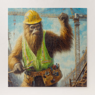 Bigfoot bouwvakker legpuzzel