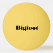 Bigfoot bouwvakker pingpongbal (Achterkant)