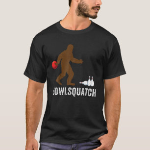 Bigfoot Bowling Gift Sasquatch Gifts Bowler Ball P T-shirt