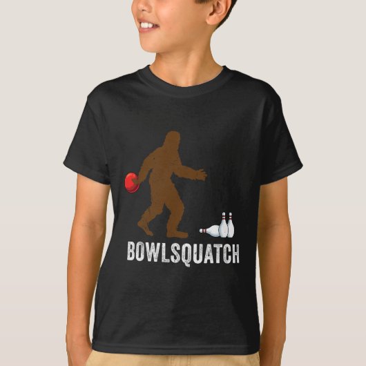 Bigfoot Bowling Gift Sasquatch Gifts Bowler Byll P T-shirt (Voorkant)