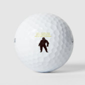 Bigfoot breekt zich uit en zoekt naar spel golfballen (Voorkant)