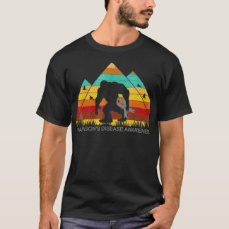 Bigfoot brengt PARKINSONS DISEASE ribbel grappig T-shirt