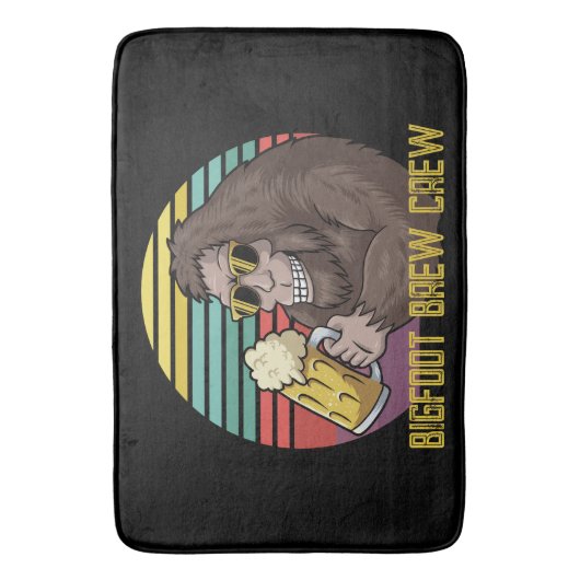 Bigfoot Brew Crew Badmat (Voorkant Verticaal)