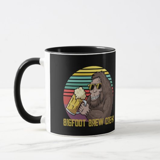 Bigfoot Brew Crew Coffee Mok (Links)