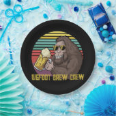 Bigfoot Brew Crew Paper Borden Papieren Bordje (Feest)