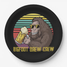 Bigfoot Brew Crew Paper Borden Papieren Bordje