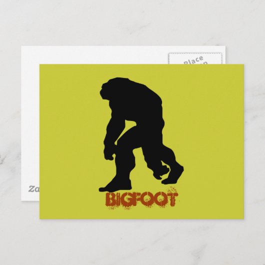 Bigfoot Briefkaart (Voorkant / Achterkant)