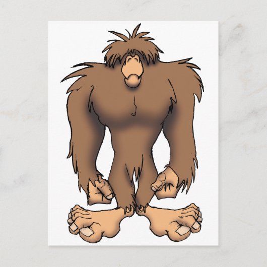 BIGFOOT BRIEFKAART (Voorkant)