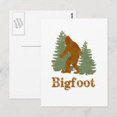 Bigfoot Briefkaart (Voorkant / Achterkant)