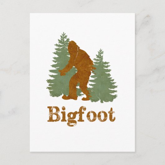 Bigfoot Briefkaart (Voorkant)