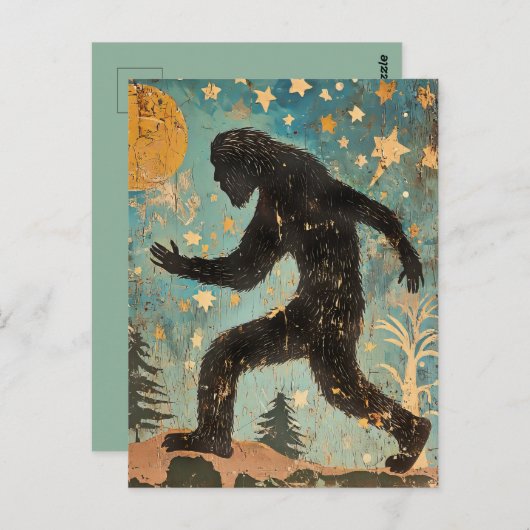Bigfoot Briefkaart (Voorkant / Achterkant)