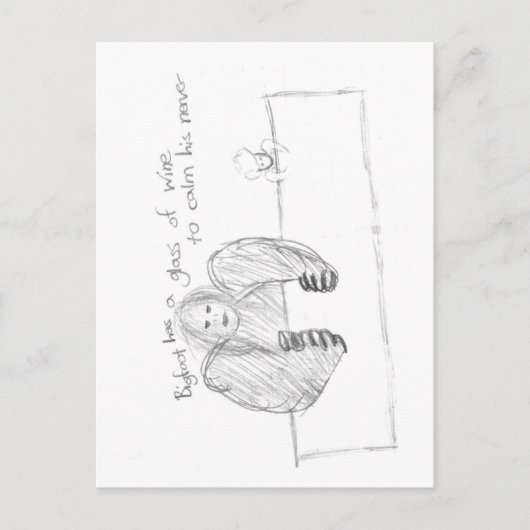 Bigfoot Briefkaart (Voorkant)