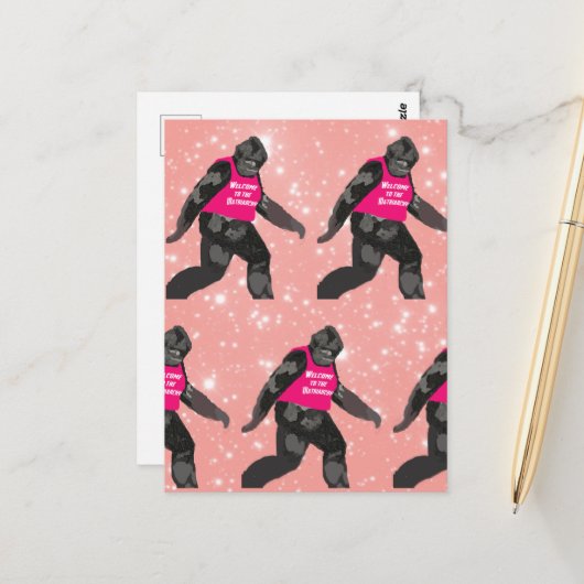 Bigfoot Briefkaart (Voorkant / Achterkant in situ)