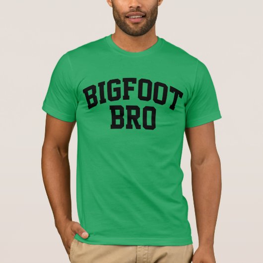Bigfoot Bro - Grappige Bigfoot T-shirt (Voorkant)