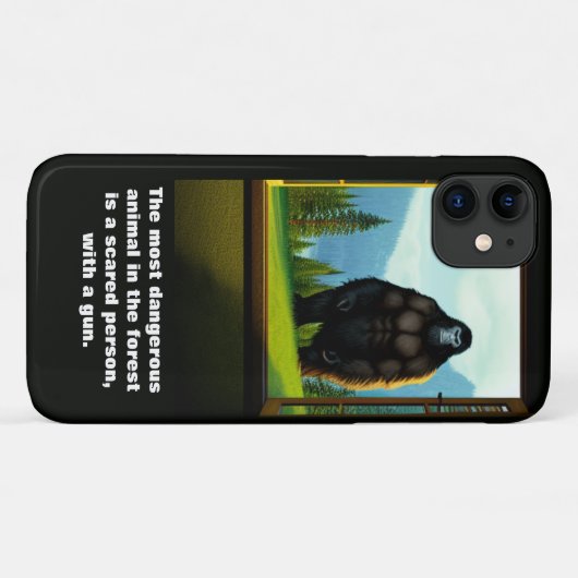 Bigfoot Buiten Case-Mate iPhone Case (Achterkant (horizontaal))