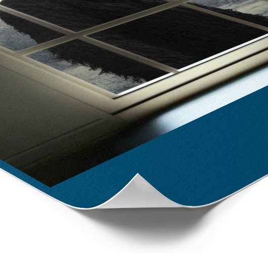 Bigfoot buiten mijn raam! poster (Hoek)