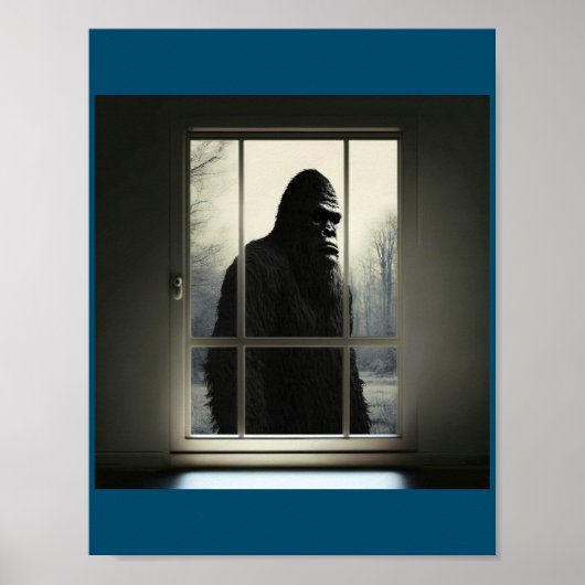 Bigfoot buiten mijn raam! poster (Voorkant)