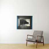 Bigfoot buiten mijn raam! wandkleed (In Situ (horizontaal))