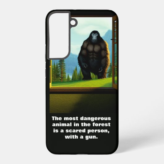 Bigfoot Buiten Samsung Galaxy Hoesje (Achterkant)