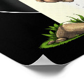 Bigfoot buitenaardse ontvoering poster (Hoek)