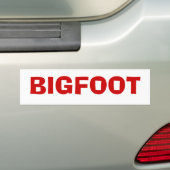 BIGFOOT BUMPERSTICKER (Op auto)