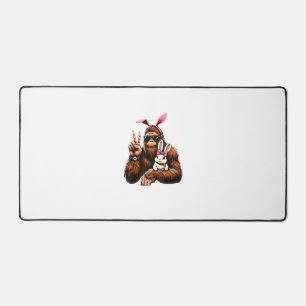 Bigfoot Bunny Grappig Pasen Sasquatch T-Shirt Bureaumat