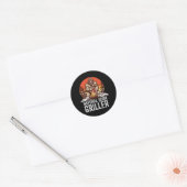Bigfoot Byrbeque Ronde Sticker (Envelop)