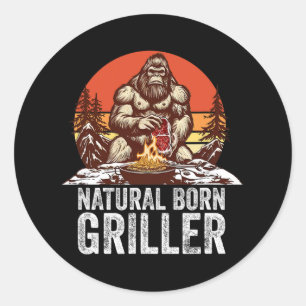 Bigfoot Byrbeque Ronde Sticker