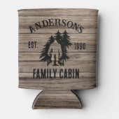 Bigfoot Cabin rustieke houten familie aangepaste n Blikjeskoeler (Voorkant)