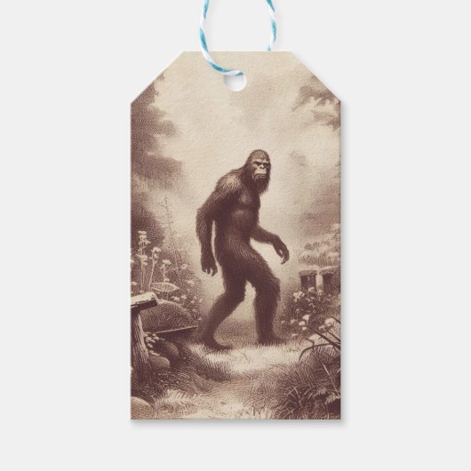 Bigfoot Cadeaulabel (Voorkant)