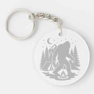 Bigfoot Camping Acrylaat Sleutelhanger