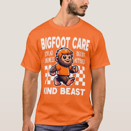Bigfoot Care Kind Beast T-shirt (Voorkant)