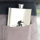 Bigfoot Cares Telemark Skiing Flacon (Voorbeeld)